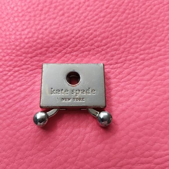 Kate Spade New York Pink Leather Top Handle Satchel Crossbody Bag - Picture 4 of 16